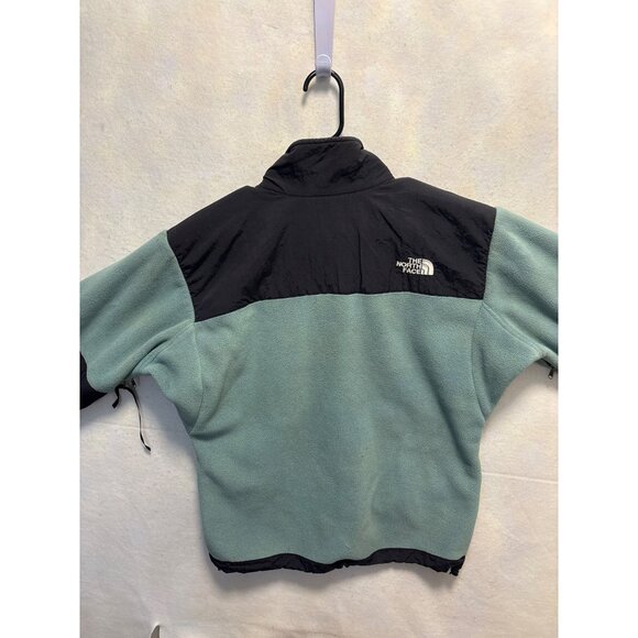 The North Face Womens Full-Zip Fleece Jacket Size M Black & Green - Picture 9 of 13
